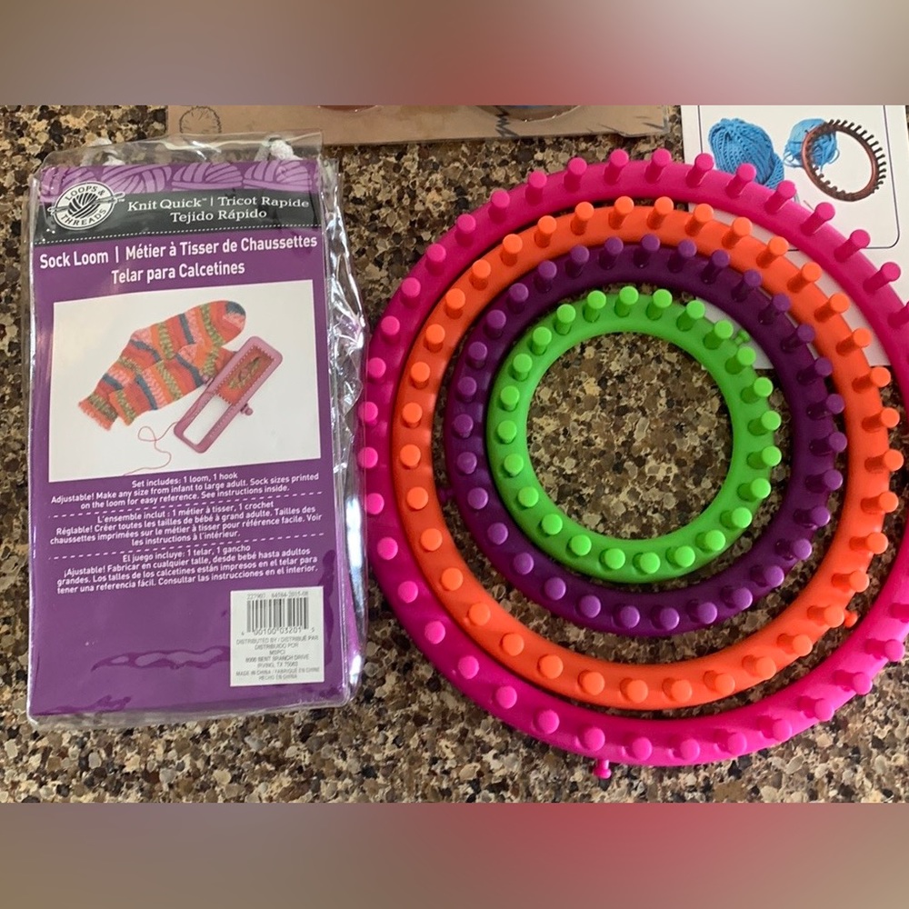 Assorted Knitting Looms For Toques & Socks